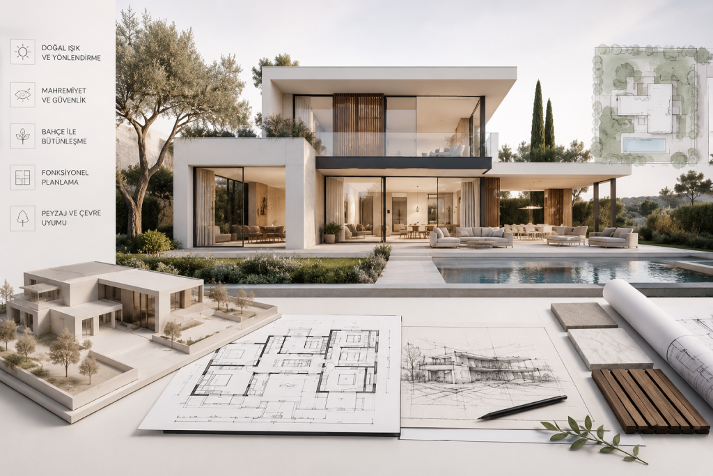 villa tasarımında ne önemlidir